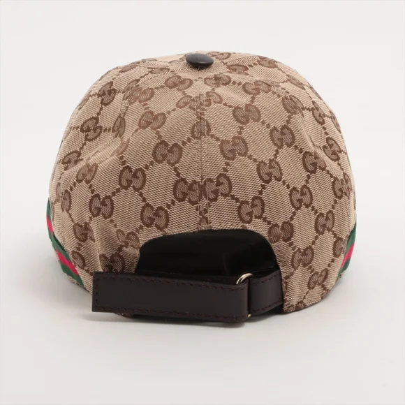 Gucci GG Canvas Baseball Cap with Web Line - Picture 3 of 7